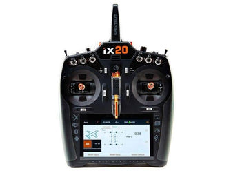 Spektrum iX20 20-Channel DSMX Transmitter Only - Black - HeliDirect